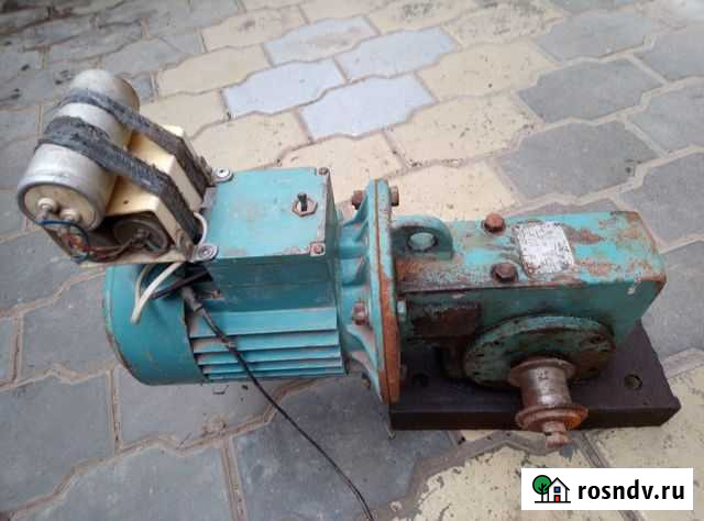Эл.мотор с редуктором для ел.лебедки Камышин - изображение 1