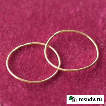 Серьги золотые 583 проба СССР Салават - изображение 1