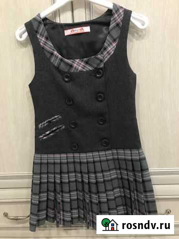 Сарафан школьный 128 Рязань - изображение 1