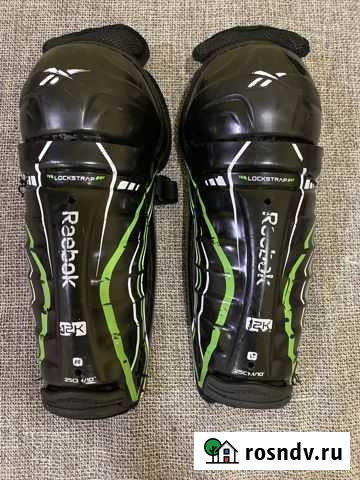 Щитки хоккейные reebok 12к Смоленск - изображение 1