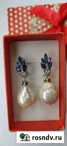 Серьги с жемчугом барокко Ростов-на-Дону - изображение 1