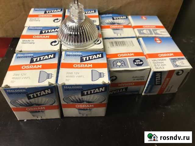 Лампа галогенная osram Decostar 51 Titan 46860 20w Рязань - изображение 1