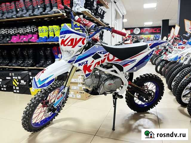 Питбайк Kayo YX125EA KRZ 17/14 п/автомат Краснодар - изображение 1