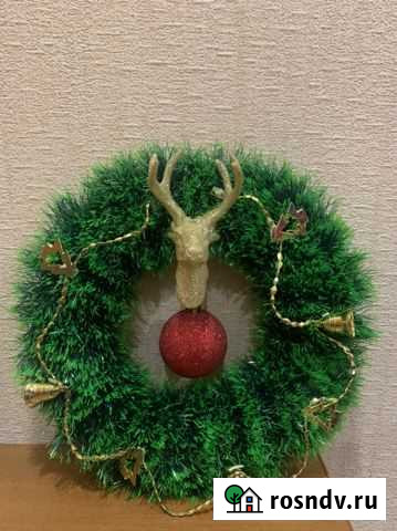 Рождественский новогодний венок Волгоград - изображение 1