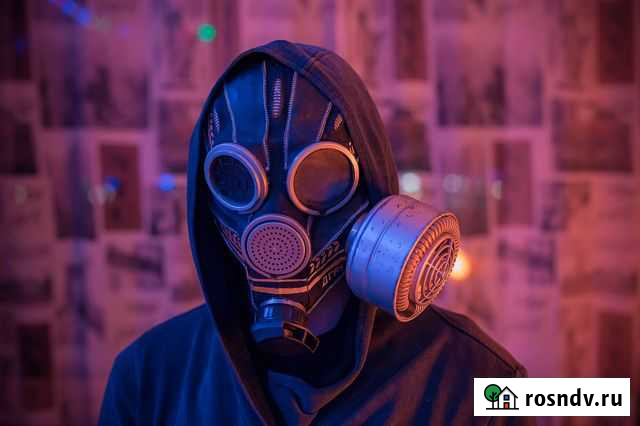 Маска противогаз хелоуин Краснодар - изображение 1