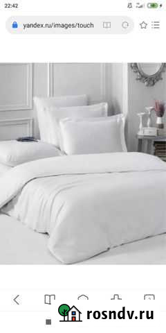 Белье постельное белое Курск - изображение 1