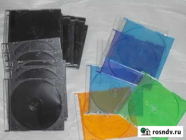 Боксы коробки под диски CD DVD Новосибирск - изображение 1