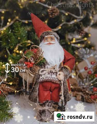 Нофогодняя фигурка санта клаус 30 см Тверь - изображение 1