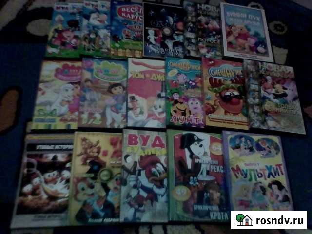 Диски с мультфильмами (17 шт.) Нижнекамск - изображение 1