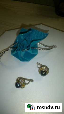 Крупные серебряные серьги Нижний Новгород - изображение 1