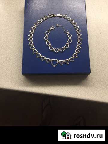 Серебряный комплект с бриллиантами для самой краси Волгоград - изображение 1