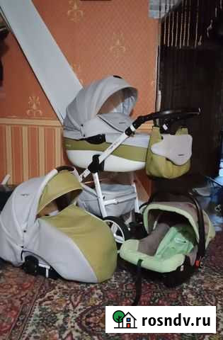 Коляска 3 в 1 Riko Nano eco Липецк - изображение 1