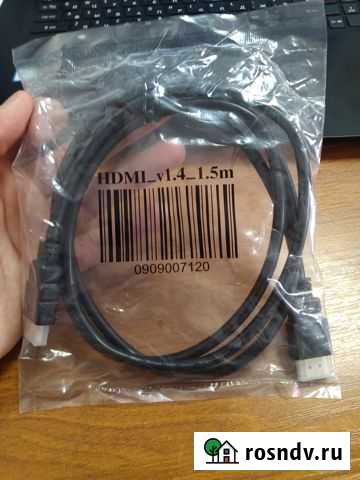 Кабель hdmi v1.4 1.5m Хабаровск - изображение 1