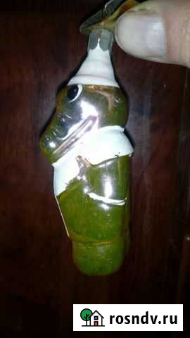 Ёлочная игрушка Крокодил Гена СССР на прищепке Новосибирск - изображение 1