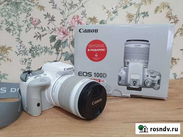 Зеркальный фотоаппарат Canon 100D Набережные Челны - изображение 1