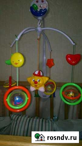 Музыкальный Мобиль на кроватку Губкин - изображение 1