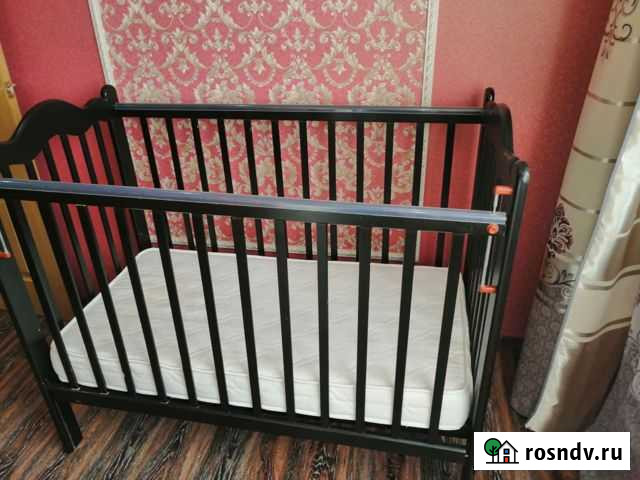 Детская кроватка с маятником Чита - изображение 1