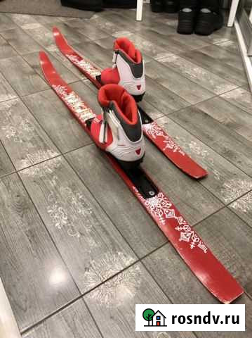 Беговые лыжи детские комплект Киров - изображение 1