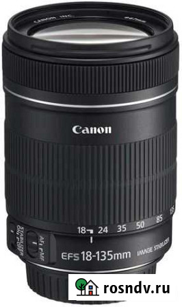 Объектив Canon EF-S 18-135mm f/3.5-5.6 IS stm Норильск - изображение 1