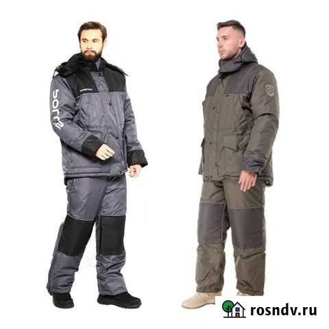 Костюм Huntsman Полюс V хаки/серый (великан) 64-70 Смоленск - изображение 1