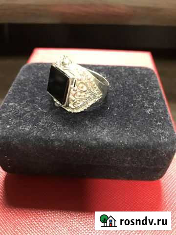 Мужской серебряный перстень-печатка Дербент - изображение 1