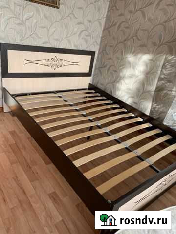 Продам 2 спальную кровать б/у Красноярск - изображение 1