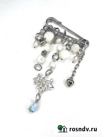 Брошь булавка с натуральными камнями Саратов - изображение 1