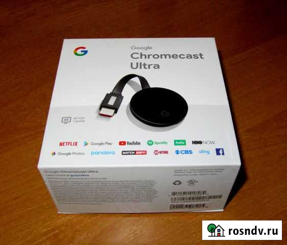 Google Chromecast Ultra медиаплеер-приставка Красноперекопск - изображение 1