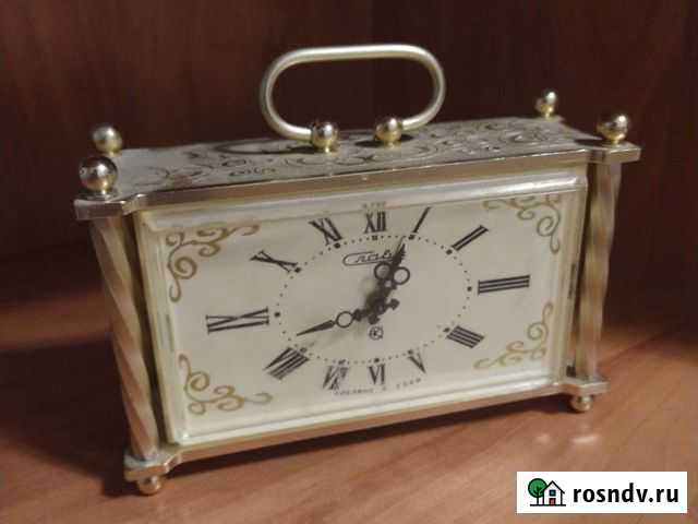 Часы настольные СССР Слава Фокино - изображение 1