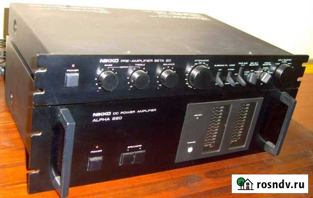 Nikko alpha 220 -ум и nikko beta 20 -предусилитель Майкоп - изображение 1