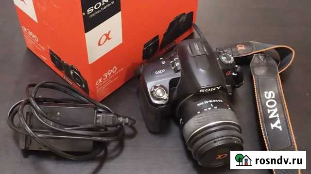 Зеркальный фотоапарат Sony Alpha dslr-A390 Kit Красноярск - изображение 1