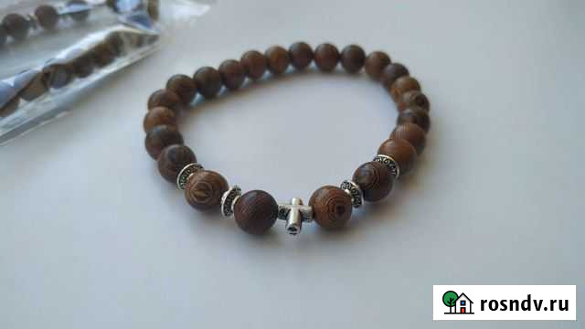Браслет мужской из натурального дерева Новосибирск - изображение 1