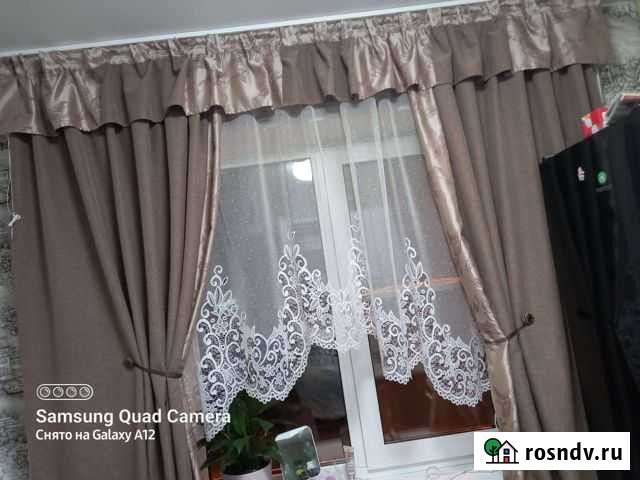 Шторы на кухню.без тюли. В отличном состоянии.бу Вологда - изображение 1