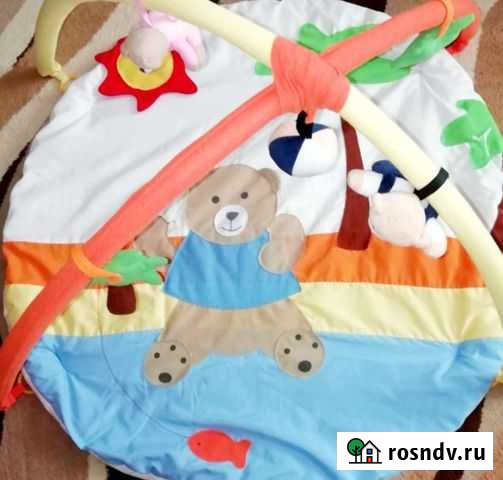 Развивающий коврик+Игрушки+Круг Гусь-Хрустальный - изображение 1