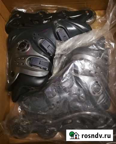 Роликовые коньки до 39р-р 26см по стельке Москва - изображение 1