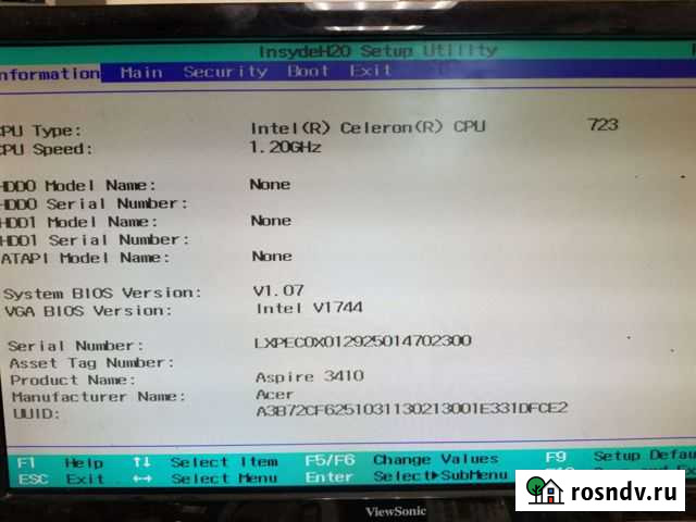 Acer Aspire 3410 плата Пачелма - изображение 1