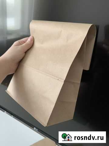 Упаковка: крафт пакеты без ручек, пакет бурый Сыктывкар - изображение 1