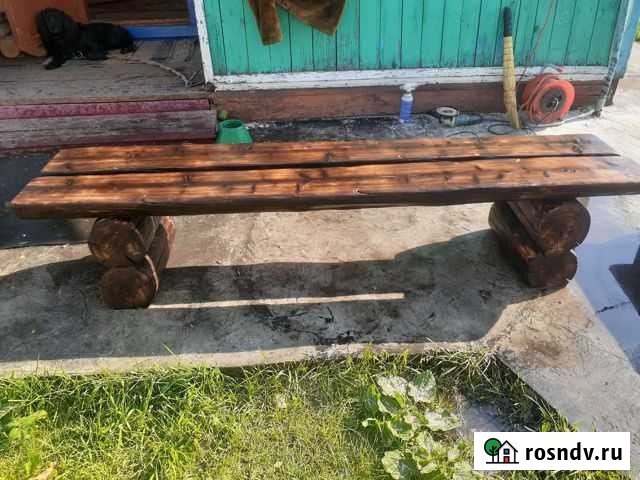 Продам лавку из бревна Киселевск - изображение 1