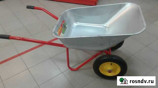 Тачка строительная 2 колеса, 100 л, до 200 кг Шарья - изображение 1