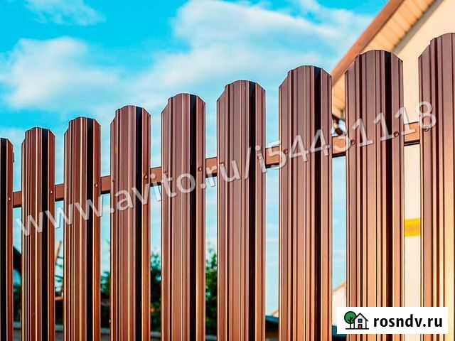 Штакетник металлический от завода-производителя Калининская - изображение 1