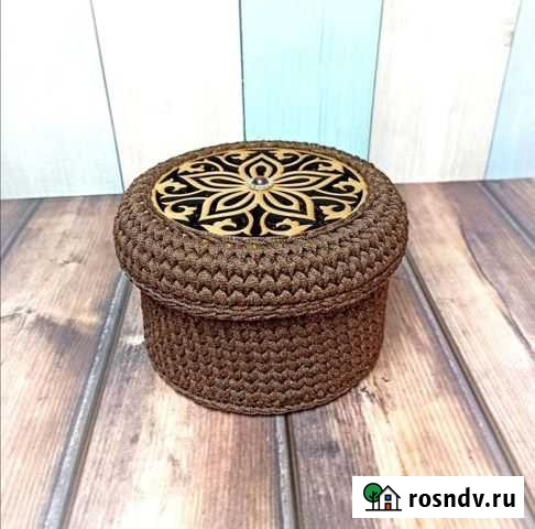 Шкатулка корзинка интерьерная, ручная работа Нижний Новгород - изображение 1