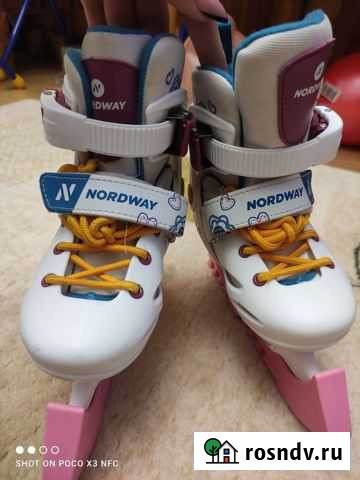 Коньки детские раздвижные Брянск - изображение 1