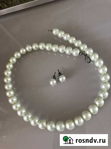 Колье набор комплект из жемчуга Челябинск - изображение 1