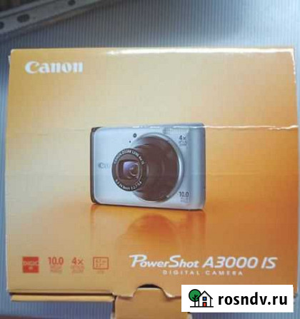 Компактный фотоаппарат Canon A3000IS Красногорск - изображение 1