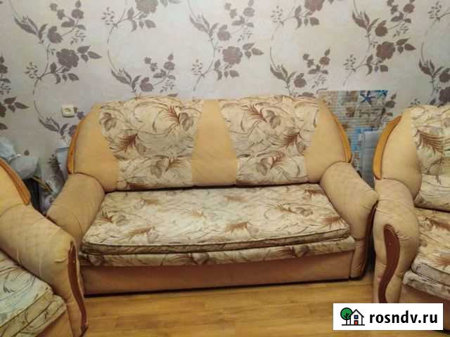 Комплект диван и 2 кресла Североморск - изображение 1