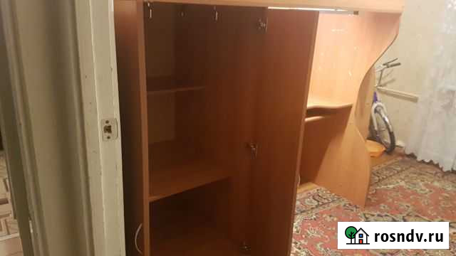 Кровать чердак со столом и шкафом Пермь - изображение 1