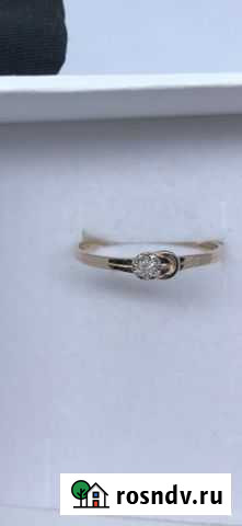 Кольцо золотое с бриллиантами Казань - изображение 1