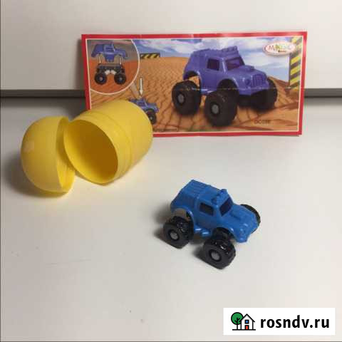 Киндер сюрприз игрушка машинка джип Балашиха - изображение 1