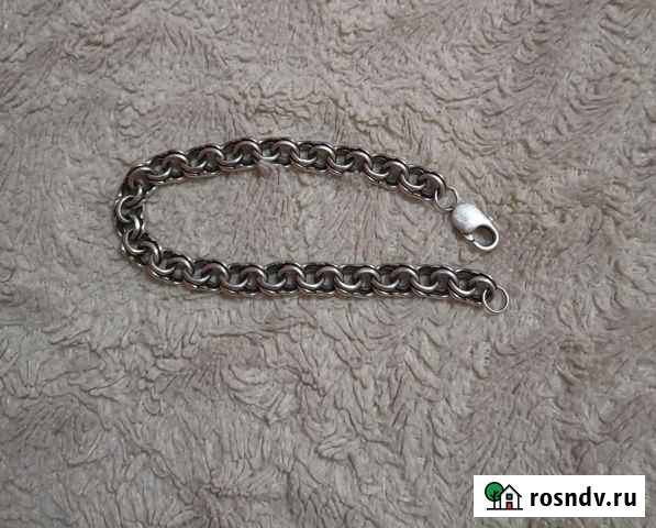 Серебряный браслет мужской Ишим - изображение 1