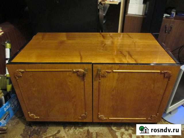 Добротная, крепкая советская тумба под TV и другое Пермь - изображение 1